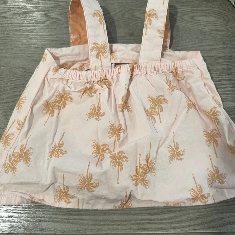 Carter's Cream and Tan Palm Tree Diaper Cover Set